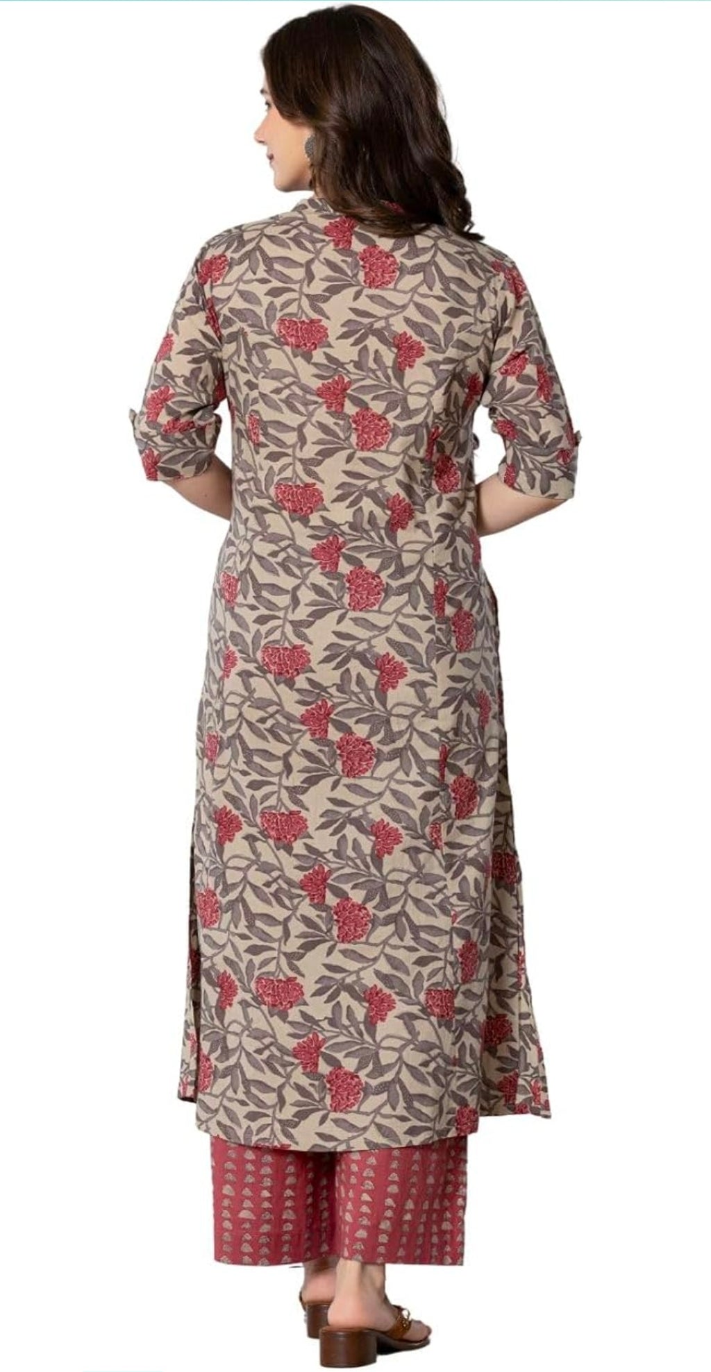 MeeSri Women Kurta with Palazzo Pant Set